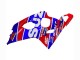 Großhandel Suzuki GSXR 600 / GSXR 750 Motorrad Verkleidung 2004-2005 - Blau Rot Schwarz Motul Dunlop