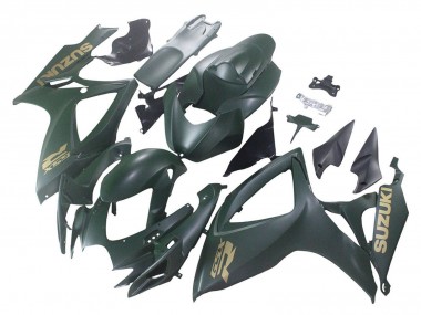 Großhandel Suzuki GSXR 600 / GSXR 750 Motorrad Verkleidung 2006-2007 - Matt Armee Grun