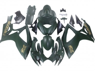 Großhandel Suzuki GSXR 600 / GSXR 750 Motorrad Verkleidung 2006-2007 - Matt Armee Grun