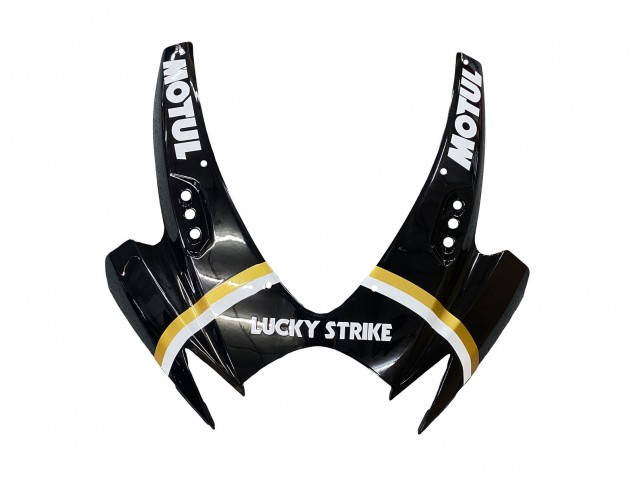Großhandel Suzuki GSXR 600 / GSXR 750 Motorrad Verkleidung 2006-2007 - Glanzendes Schwarz Weiss Motul Lucky Strike