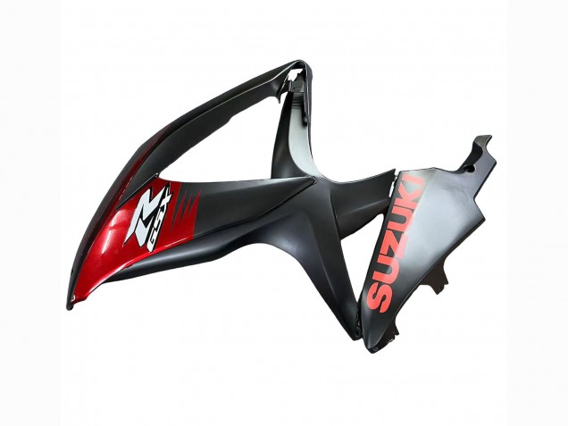 Großhandel Suzuki GSXR 600 / GSXR 750 Motorrad Verkleidung 2008-2010 - Matt Schwarz Rot