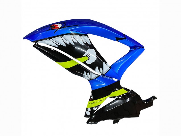 Großhandel Suzuki GSXR 600 / GSXR 750 Motorrad Verkleidung 2008-2010 - Blau Fluoreszierendes Grun Hai