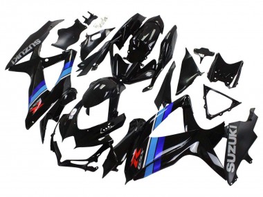 Großhandel Suzuki GSXR 600 / GSXR 750 Motorrad Verkleidung 2008-2010 - Glanzendes Schwarz Blau