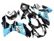 Großhandel Suzuki GSXR 600 / GSXR 750 Motorrad Verkleidung 2011-2024 - Glanzendes Schwarz Hellblau