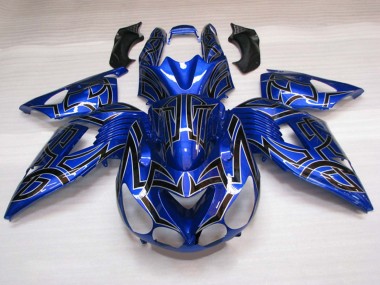 Großhandel Suzuki GSXR 600 / GSXR 750 Motorrad Verkleidung 2011-2024 - Blau Schwarz
