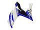 Großhandel Yamaha YZF R3/R25 Motorrad Verkleidung 2015-2018 - Weiss Blau Schwarz Rennen