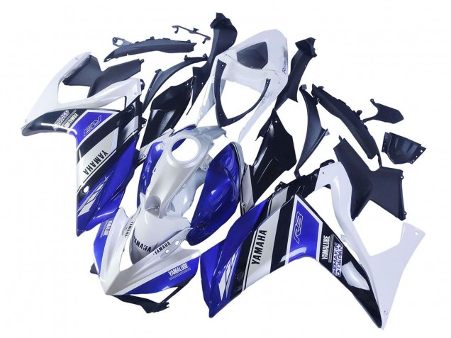 Großhandel Yamaha YZF R3/R25 Motorrad Verkleidung 2015-2018 - Weiss Blau Schwarz Yamalube