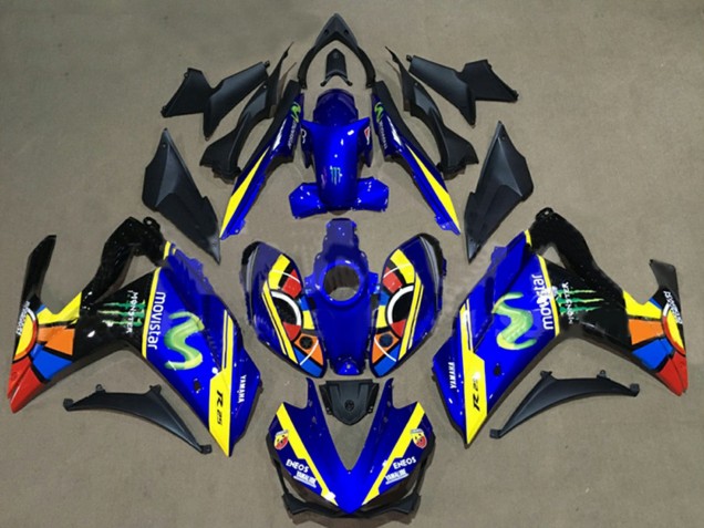 Großhandel Yamaha YZF R3/R25 Motorrad Verkleidung 2015-2018 - Blau Gelb Rot Schwarz Grun Monster