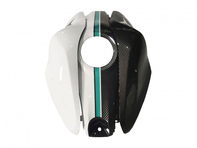 Großhandel Yamaha YZF R3/R25 Motorrad Verkleidung 2015-2018 - Weiss Grun Glanzendes Schwarz