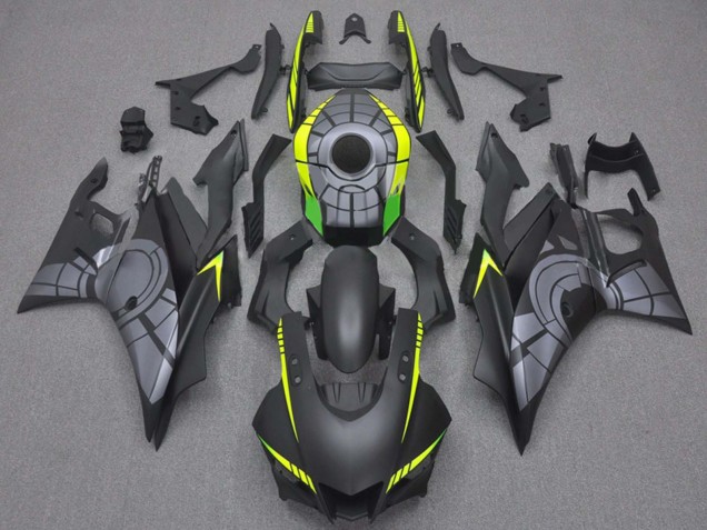 Großhandel Yamaha YZF R3/R25 Motorrad Verkleidung 2019-2021 - Gelb Grau Matt Schwarz