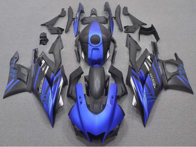 Großhandel Yamaha YZF R3/R25 Motorrad Verkleidung 2019-2021 - Blau Matt Schwarz Monster