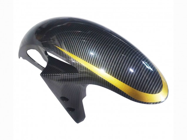 Großhandel Yamaha YZF R3/R25 Motorrad Verkleidung 2019-2021 - Gold Schwarz Carbonfaser