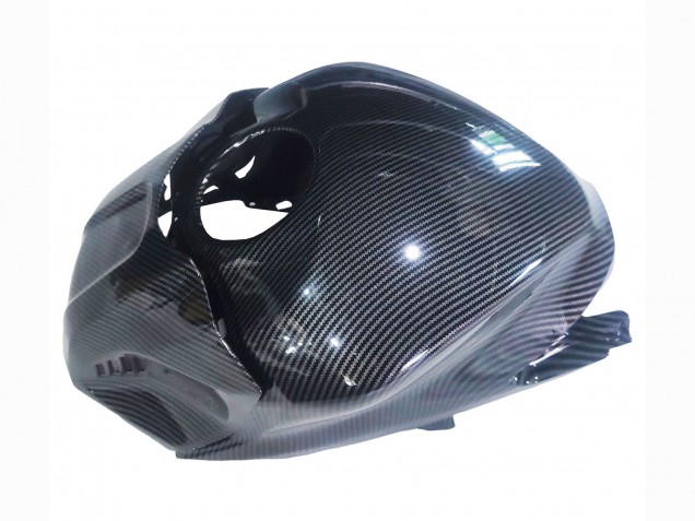 Großhandel Yamaha YZF R3/R25 Motorrad Verkleidung 2019-2021 - Gold Schwarz Carbonfaser