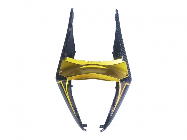 Großhandel Yamaha YZF R3/R25 Motorrad Verkleidung 2019-2021 - Gold Schwarz Carbonfaser