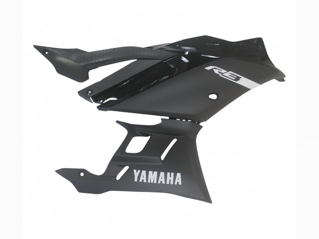 Großhandel Yamaha YZF R3/R25 Motorrad Verkleidung 2019-2021 - Matt Schwarz Silber
