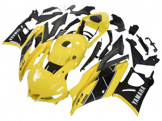 Großhandel Yamaha YZF R3/R25 Motorrad Verkleidung 2019-2021 - Gelb Schwarz