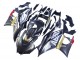 Großhandel Yamaha YZF R3/R25 Motorrad Verkleidung 2022-2024 - Schwarzer Carbonfaser Stil Goldrot ABBOT