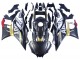 Großhandel Yamaha YZF R3/R25 Motorrad Verkleidung 2022-2024 - Schwarzer Carbonfaser Stil Goldrot ABBOT