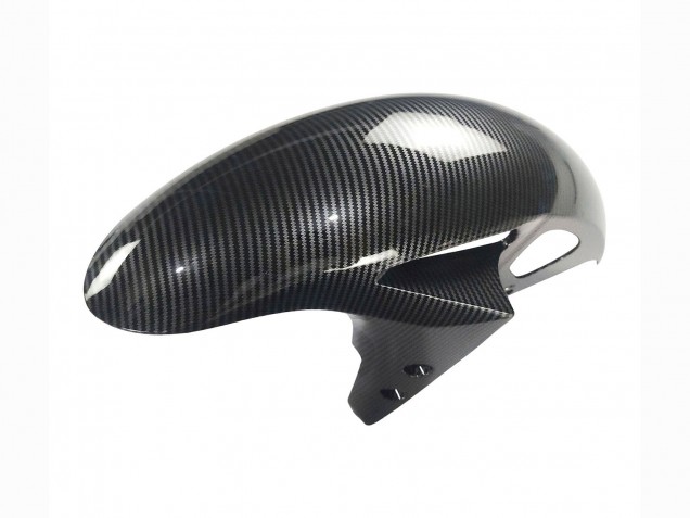 Großhandel Yamaha YZF R3/R25 Motorrad Verkleidung 2022-2024 - Schwarzer Carbonfaser Stil Silberblau