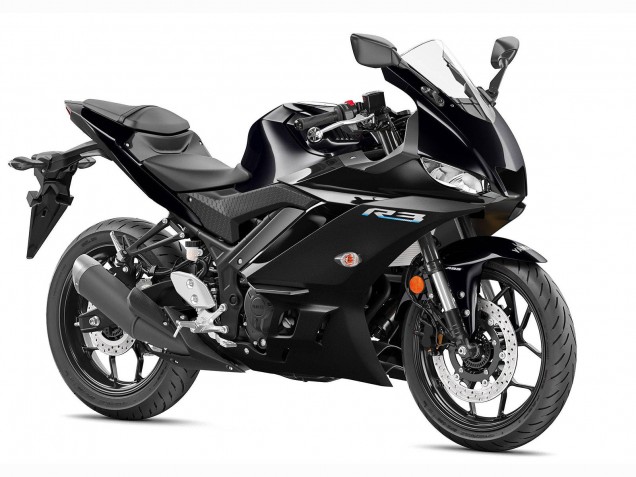 Großhandel Yamaha YZF R3/R25 Motorrad Verkleidung 2022-2024 - Glanzendes Schwarz