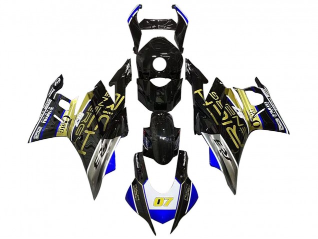 Großhandel Yamaha YZF R3/R25 Motorrad Verkleidung 2022-2024 - Weiss Blau Gold Glanzendes Schwarz