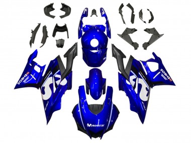 Großhandel Yamaha YZF R3/R25 Motorrad Verkleidung 2022-2024 - Blau Weiss Schwarz MoviStar ENEOS