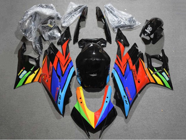Großhandel Yamaha YZF R3/R25 Motorrad Verkleidung 2022-2024 - Glanzendes Schwarz Blau Rot Gelb Grun