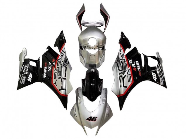 Großhandel Yamaha YZF R3/R25 Motorrad Verkleidung 2022-2024 - Silber Rot Schwarz 46