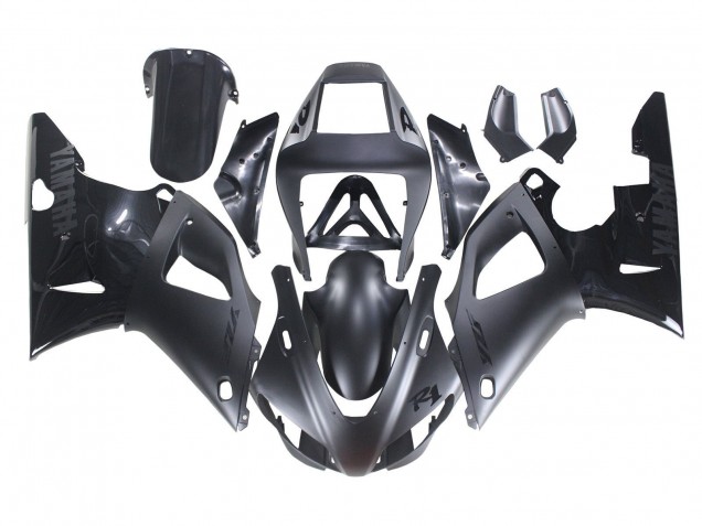 Großhandel Yamaha YZF 1000 R1 Motorrad Verkleidung 1998-1999 - Matt Schwarz Glanzendes Schwarz