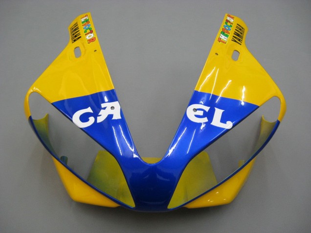 Großhandel Yamaha YZF 1000 R1 Motorrad Verkleidung 2000-2001 - Weiss Gelb Blau Motul Kamel