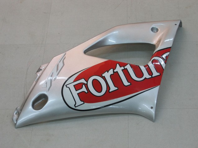 Großhandel Yamaha YZF 1000 R1 Motorrad Verkleidung 2000-2001 - Silber Rot Fortuna Motul