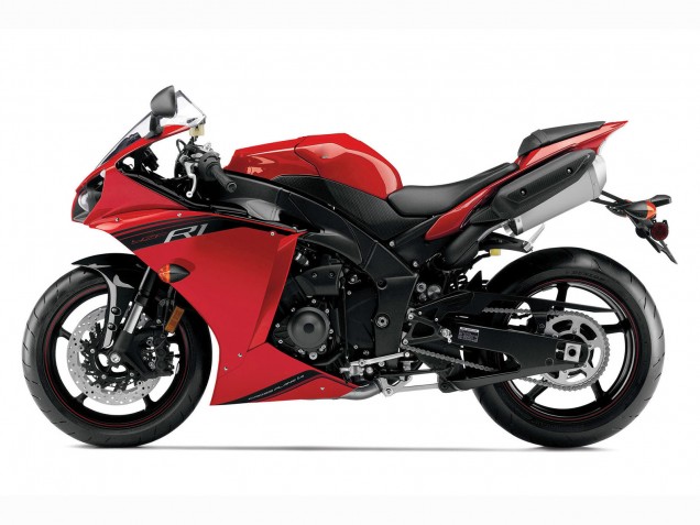 Großhandel Yamaha YZF 1000 R1 Motorrad Verkleidung 2012-2014 - Rot Glanzendes Schwarz