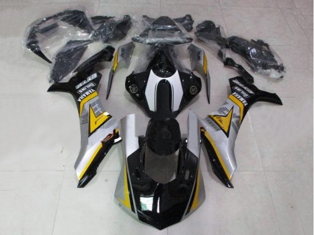 Großhandel Yamaha YZF 1000 R1 Motorrad Verkleidung 2012-2014 - Glanzendes Schwarz Weiss Silber Gelb
