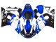 Großhandel Yamaha YZF 600 R6 Motorrad Verkleidung 1998-2002 - Weiss Blau Glanzendes Schwarz