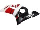 Großhandel Yamaha YZF 600 R6 Motorrad Verkleidung 1998-2002 - Weiss Rot Glanzendes Schwarz