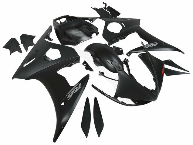 Großhandel Yamaha YZF R6S Motorrad Verkleidung 2006-2009 - Matt Schwarz