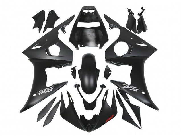 Großhandel Yamaha YZF R6S Motorrad Verkleidung 2006-2009 - Matt Schwarz