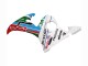 Großhandel Yamaha YZF R6S Motorrad Verkleidung 2006-2009 - Weiss Blau Grun Rot Kastinee Dunlop Motul