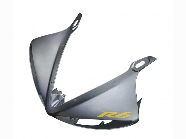 Großhandel Yamaha YZF R6S Motorrad Verkleidung 2006-2009 - Matt Grau Matt Schwarz Gold Aufkleber