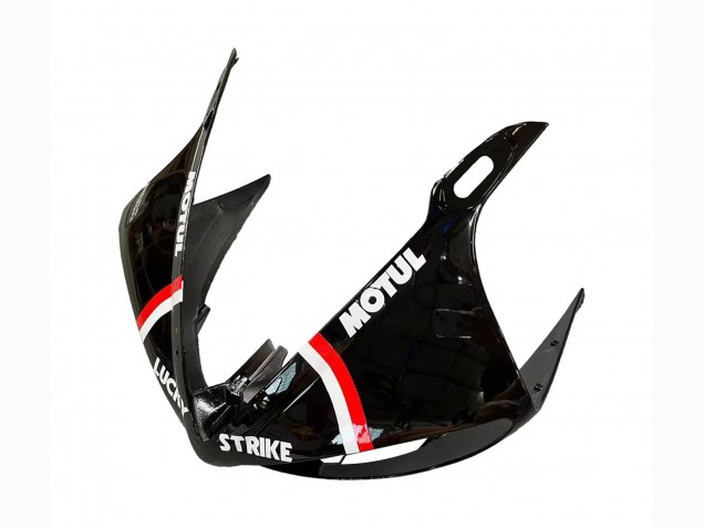 Großhandel Yamaha YZF R6S Motorrad Verkleidung 2006-2009 - Glanzendes Schwarz Rot Weiss Lucky Strike Motul