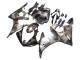 Großhandel Yamaha YZF R6S Motorrad Verkleidung 2006-2009 - Grau Matt Schwarz Geometric