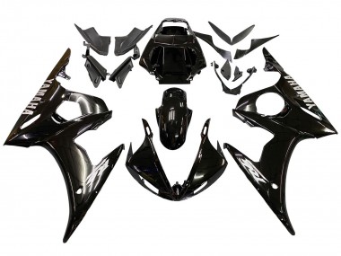 Großhandel Yamaha YZF 600 R6 Motorrad Verkleidung 2005 - Glanzendes Schwarz