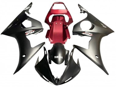 Großhandel Yamaha YZF 600 R6 Motorrad Verkleidung 2005 - Matt Schwarz Rot