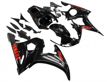 Großhandel Yamaha YZF 600 R6 Motorrad Verkleidung 2005 - Schwarz Rot