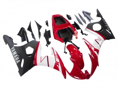 Großhandel Yamaha YZF 600 R6 Motorrad Verkleidung 2005 - Rot Weiss Matt Schwarz