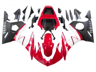 Großhandel Yamaha YZF 600 R6 Motorrad Verkleidung 2005 - Rot Weiss Matt Schwarz