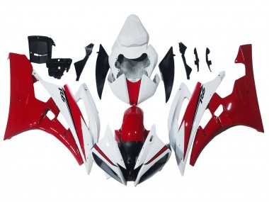 Großhandel Yamaha YZF 600 R6 Motorrad Verkleidung 2006-2007 - Weiss Rot