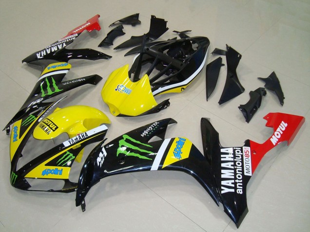 Großhandel Yamaha YZF R1 Motorrad Verkleidung 2004-2006 - Gelb Weiss Schwarz Rot Grun Monster Rot Weiss Motul