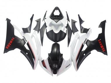 Großhandel Yamaha YZF 600 R6 Motorrad Verkleidung 2008-2016 - Weiss Matt Schwarz Rot Aufkleber