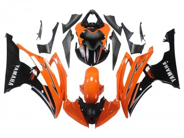 Großhandel Yamaha YZF 600 R6 Motorrad Verkleidung 2008-2016 - Orange Schwarz